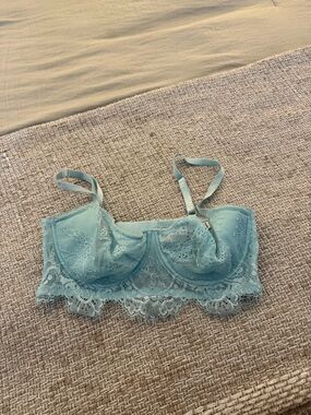 Victoria secret push up without padding lace light blue Bra - Women's Intimates